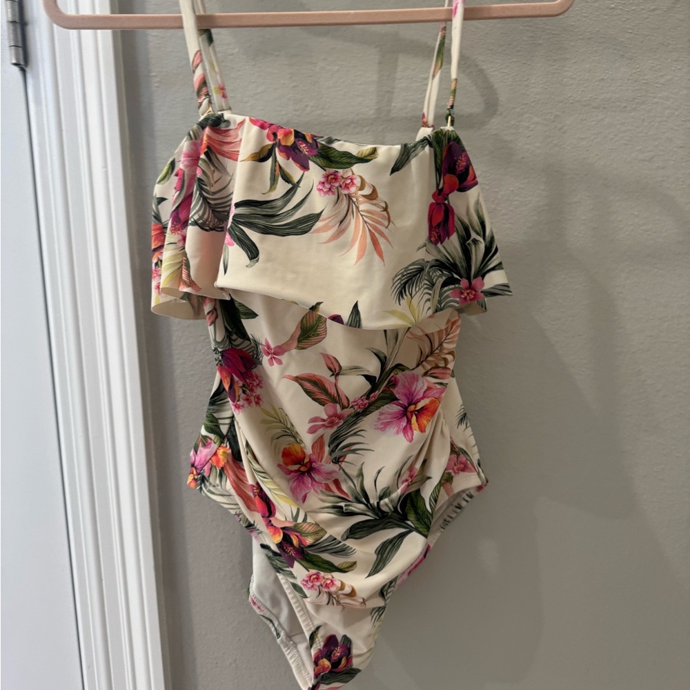 Kona Sol Tropical Floral Swimsuit